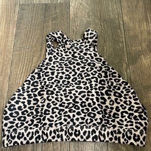 Acacia leopard cheetah Dubai bikini top. Small